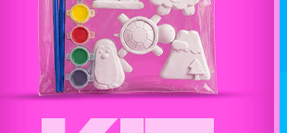 Kit Creativo de Figuras de Yeso para Pintar